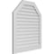 Ekena Millwork Octagonal Top Surface Mount PVC Gable Vent w/ 3-1/2"W x 1"P Standard Frame, 36"W x 42"H GVPOT36X4201SN - alternate 2